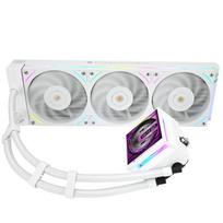 Thermalright Hyper Vision 360 UB ARGB White CPU AIO Cooler, 360mm Radiator, Magnetic Panel - IPS LCD Screen, 480x480 Resolution, AM4AM5 for Intel