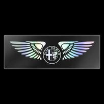 For Alfa Romeo Car Logo Decorative Colorful Laser Reflective Waterproof Decals For Alfa Romeo Giulietta GT 159 147 156 Mito Brer