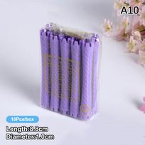 10pcs DIY Heatless Lengthened Hair Roller Stick Perm Tools Hollow Design Spiral Hair Curler Magic Curls Curly Hair Styling Kits