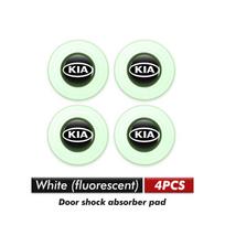 For KIA Night Glow Silicone Car Protector Shockproof Anti Collision Gasket Pad Accessories Sorento Stinger Soul Spectra Niro