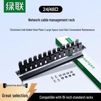 UGREEN 24-Port 1U 19-inch Rack Mount Cable Management Panel
