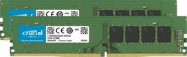 Crucial (Micron) Desktop PC Memory, PC4-17000 (DDR4-2133), 8GB x 2, CL15 SRx8 288pin, CT2K8G4DFS8213