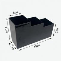 Simple Plastic Makeup Brush Holder Black Pen Holder Pen Container Students