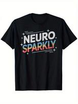 Neurodivergent Pride Neuro Sparkly Graphic Unisex T-Shirt S