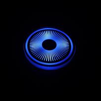 LED Colorful Light Coaster Intelligent Sensing Ambient Light Coaster  Vehicle Decoration