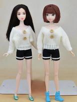 Doll Accessories Causal Knitted Sweater Clothes For Barbie Doll HouseTop For 1/6 BJD Doll Your Choice Kids DIY Toy For Children Collection