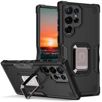 Shockproof Magnetic Ring Phone Bag Case For Samsung Galaxy S23 Ultra S22 Plus S21 Fe A54 A34 A14 A53 A73 A33 A13 A52s A52 Coque for Galaxy A34 5G tamsiai mėlyna spalva