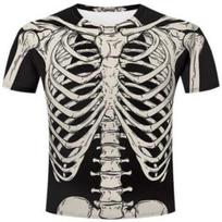Nauji vyriški moteriški marškinėliai Skeleto organai 3D spausdinimas Y2k marškinėliai Oversized Harajuku Streetwear Vaikų marškinėliai Mados vyriški Hip Hop viršutiniai drabužiai 3XL
