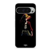 Dėklas Google Pixel 9 Pro one piece manga anime luffy juodas fonas