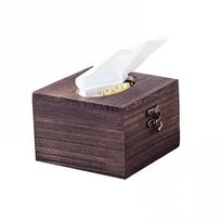 Wooden Tissue Box Paper Napkin Holder Dispenser Case Bathroom Facial Tissue Box Office Desk Decor Napkin Organizer Storage Boxs