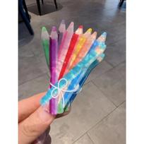 1 Colorful paintbrush grab clip Creative Bouquet Styling Hairpin Teachers' Day gift Updo Shark Clip Cute hair accessories Size fits all