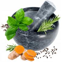 KADAX Kitchen Stone Mortar with Pestle for Spices Pestle Solid