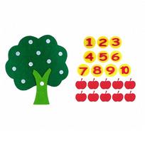 Montessori žaislai vaikams Edukaciniai pasidaryk pats Austas audinys Obuolio medis Matematikos žaislai Mokomieji žaislai vaikams Ikimokyklinės sensory mokymo priemonės CHINA