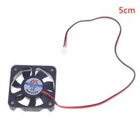 5V/12V/24V Cooling Turbo Fan Brushless 3D Printer Parts 2Pin For Extruder DC Cooler Blower Part Black Plastic Fans
