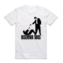 2019 S-XXX Men Women Reservoir Dogs Quentin Tarantino Print White T-shirt Short sleeve O-Neck Homme Harajuku Casual Cool Tshirt S