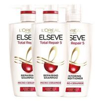 [Set of 3] Total Repair Shampoo and Conditioner 2 shampoos + 1 conditioner