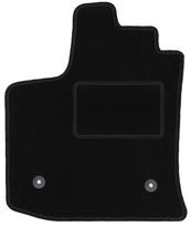 Driver's mat black for: Dacia Lodgy minivan (2012-)