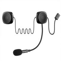 Atsparus vandeniui motociklo šalmas Bluetooth suderinamas ausinės Automatiškai atsiliepiantis Stereo Važiavimas