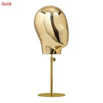 21 Inch Adjustable Mannequin Head Wig Making Head Metal Head Wig Hat Glasses Display With Detachable Stand Vintage Style Holder auksas