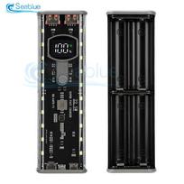 DIY Shell 4*21700 Battery Holder Power Bank Case Dual USB 22.5W PD/QC Fast Charger 21700 Battery Storage Box For iPhone Xiaomi juoda