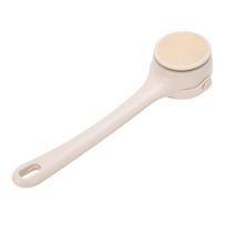 4 in 1 Electric Body Brush 2 Speeds Rechargeable Automatic Dual Handle Back Scrubber for Exfoliating Shower white