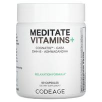 Codeage, vitamins, meditation, ashwagandha, GABA, Neurofactor, 60 capsules