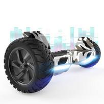 Hoverboard 8,5 colio Hummer Visureigis LED Bluetooth su Galingu Varikliu Idealus Dovana Camouflage