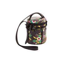Kenzo Floral Print Surround Zip Bucket Bag Women Handbags Black FC62SA704B0499 Basic Set (Bag+Dust Bag)