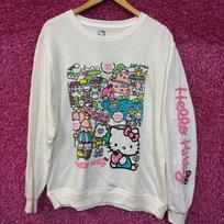 Hello Kitty Kawaii Festival Sanrio Puroland Anime Crewneck L 3XL