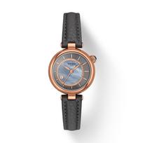 Tissot Leather Strap Men's Fashion Watch T152.207.36.531.00 šviesios koralinės spalvos