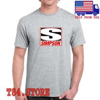 Simpson Racing Men's Gray Size S to 5XL L