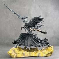 23cm Bleach Hollow Ichigo Action Figure Collectible Doll Saigo No Getsuga Tenshou Hollowfied Kurosaki Ichigo Statue Model Toys