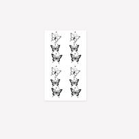 Premium Sense, Simple Personality, Cute, Small Fresh Picture, Butterfly Hand Tattoo Sticker 6*10CM
