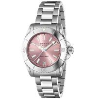 Gucci YA136401 Dive moteriškas laikrodis 32 mm sidabras