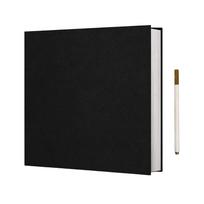 Large Square Photo Album with Hardcover Binding and Acid-Free Pages for Storing and Displaying Photographs and Memorabilia Keepsake Book One Size