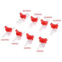 1x PVC Hose Barb Two Way Plastic Ball Valve Aquarium Garden Micro Irrigation Connector 4/6/8/10/12/16/20mm 4mm