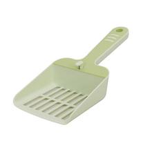 Adjustable Hole Cat Litter Shovel Hollowed Out Comfortable Handle Cat Feces Scoop Fast Sifting Hanging Feature Pet Waste Picker žalia