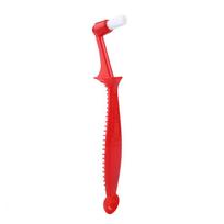 1PC Coffee Brush Espresso Coffee Machine Cleaning Brush Long Handle Integrated Two-In-One With Spoon Cleaning Nylon Brush raudona