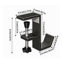 Desk Bag Holder No Punching Fireplace Christmas Stockings Holder Hook Desk Mount Handbag Hangers for Dormitory Rental Party