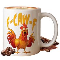 Funny Chicken Coffee Mugs 12oz Humor Rooster Ceramic Cup Novelty Mug Drinkware For Tea Hot Cocoa Milk Juice Cold Drinks A