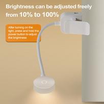 Aquarium Light Adjustable Plant Grow Clip On Aquarium Lamp 3 Lighting Modes Small Bedside Lamp Adjustable Brightness Fish Tank CN Plug