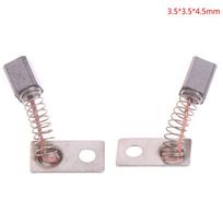 2 Pcs Shih Hsin Shiyang Carbon Brushes For Engraving Machine 3X3X4.5 Sanding Machine Electronic Pen Brush 102 204 106
