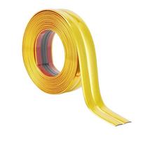 1PC 1/2/3/5m Peel and Stick Molding Trim L-Shaped Self Adhesive Furniture Edge Bumper Flexible Table Door Frame Protector (Gold,1m) auksas