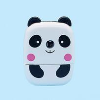 Cartoon Panda Hand-cranked Pen Sharpener Automatic Pen Feeding Pen Sharpener Educational and Stationery Pen Sharpener