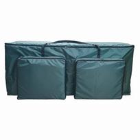 Christmas Tree Storage Bag Foldable Wreath Carry Bag - 210D Oxford Fabric Waterproof Xmas Storage Box for Strong Durable Handles 122x38x51cm žalia