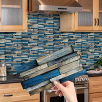 12/24/48pcs Peel And Stick Tile Sticker Self Adhesive Stick On Tile Backsplash For Kitchen Bathroom, Bedroom Decoration (as the picture,12pcs)