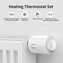 Compact Design Tuya Zigbee Radiator Actuator Valve Customizable Scheduling Feature Thermostatic Radiator Valve Style C