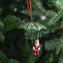 Santa Clasu Christmas Hanging Decoration Hot Air Balloon Creative Xmas Ornament Ball Pendant Christmas Tree Ornament