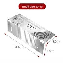 Multifunctional Arc Marking Ruler Right Angle Construction Circular Line Drawing 90 Degree Folding Ruler