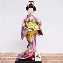 Japanese kimono doll puppet seafood sushi shop restaurant decorate Geisha tool cute toy embellishment ornaments gift craft 28-56